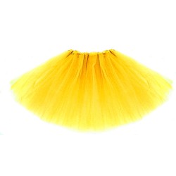 SPÓDNICZKA TIUL tiulowa tutu I 40 cm I ŻÓŁTA BABAN