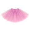 SPÓDNICZKA TIUL tiulowa tutu 40cm JASNY RÓŻ BLADY