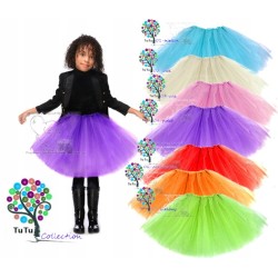 SPÓDNICZKA TIUL tiulowa tutu I 40 cm I ŻÓŁTA BABAN