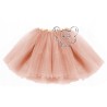 SPÓDNICZKA TIUL tiulowa BOMBKA BRUDNY RÓŻ BEŻ 30CM