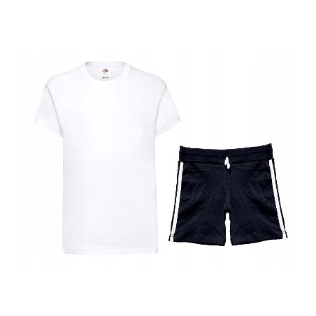 Komplet STRÓJ WF GIMNASTYKĘ KOSZULKA SPODENKI 146