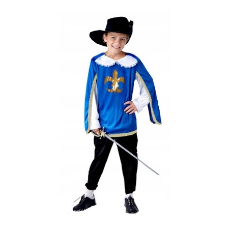 STRÓJ KOSTIUM MUSZKIETER BLUZA SPODNIE 122 134