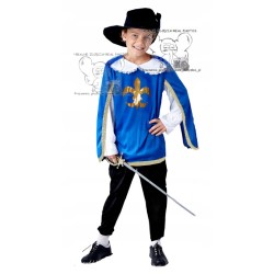 STRÓJ KOSTIUM MUSZKIETER BLUZA SPODNIE 122 134