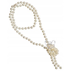 LATA 20 OPASKA PERŁY CYGARETKA BOA RĘKAWICZKI CZER