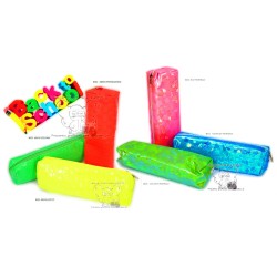 PIÓRNIK NEON NEONOWY 20cm PLECIONKA ZIELONY