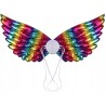 TĘCZOWE SKRZYDŁA JEDNOROŻEC MOTYL 42 CM