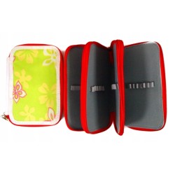 PIÓRNIK TRZYKOMOROWY 6 SKRZYDEŁ ZIELONE KWIATY