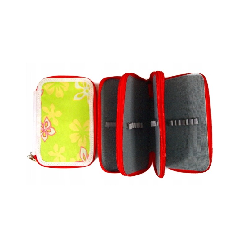 PIÓRNIK TRZYKOMOROWY 6 SKRZYDEŁ ZIELONE KWIATY