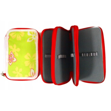 PIÓRNIK TRZYKOMOROWY 6 SKRZYDEŁ ZIELONE KWIATY