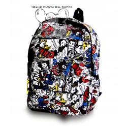 PLECAK KOMIKS COMICS KOMIKSY SZKOLNY 40 CM TWARZE