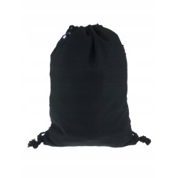 WOREK NA BUTY SZKOLNY ODWRÓCONE CEKINY CZARNY / SR