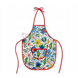 RĘKAWICA KUCHENNA + FARTUCH FOLK PLAMOODPORNE