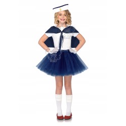 KOSTIUM PANI MARYNARZ DZIEWCZYNA 4EL GRANAT 30CM