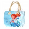 TOREBKA TORBA PLAŻOWA dziecięca syrenka 27x 21cm