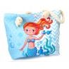 TOREBKA TORBA PLAŻOWA dziecięca syrenka 27x 21cm