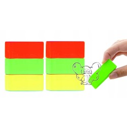 GUMKA GUMKI DO MAZANIA 6 SZTUK NOEONOWA STATIONERY