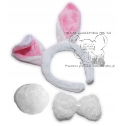 STRÓJ KOSTIUM KRÓLIKA ZAJĄCA WIELKANOC BIAŁY 40B/P