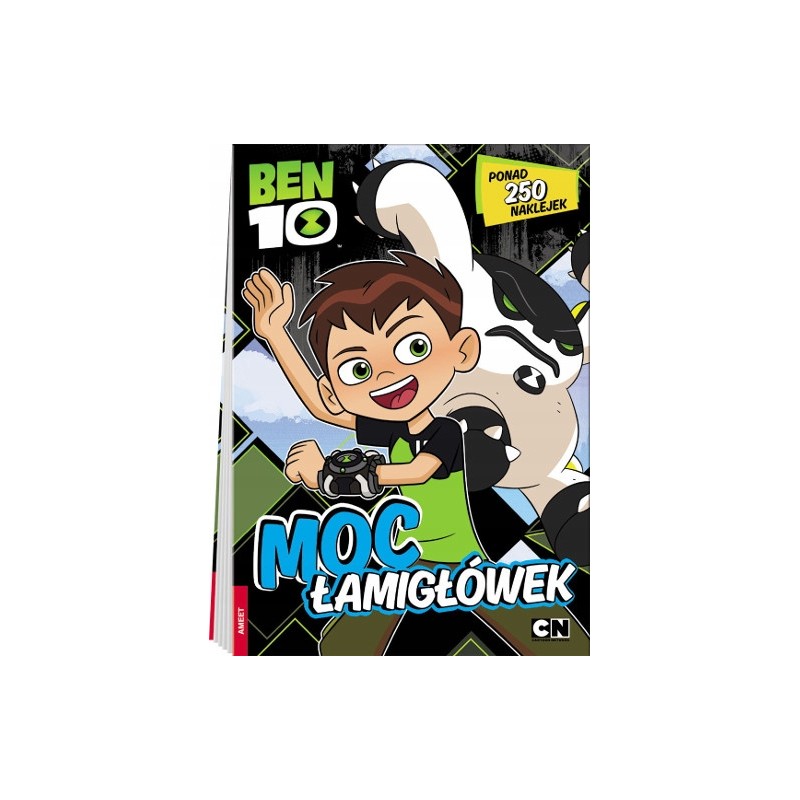 KSIĄŻKA MOC ŁAMIGŁÓWEK 48 STRON BENTEN BEN 10