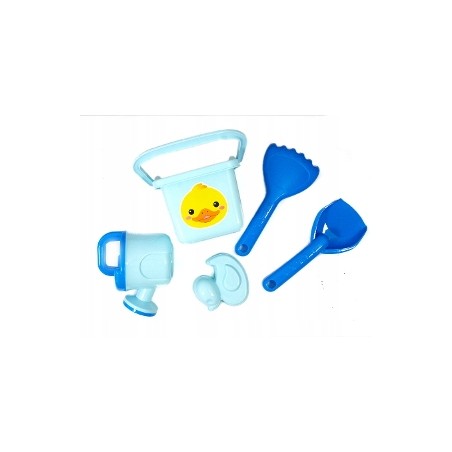 WIADERKO konewka DO PIASKU 5 EL. NA PLAŻĘ KACZKA