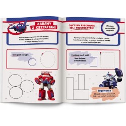 KSIĄŻKA SUPER WINGS ZABAWY Z CYFRAMI 4+ LICZENIE