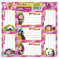 MASZA I NIEDŹWIEDŹ 200 NAKLEJEK + KOLOROWANKA