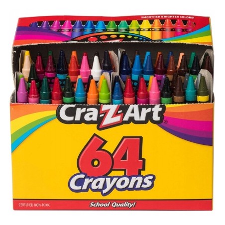 KREDKI ŚWIECOWE 64 SZTUKI W PUDEŁKU