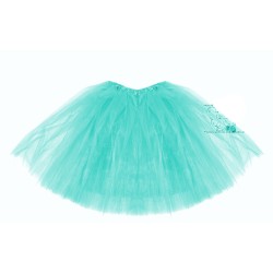 SPÓDNICZKA TIUL tiulowa 50CM PODSZEWKA MAXI morski