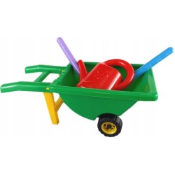 TACZKA DO PIASKOWNICY + KONEWKA GRABIE ŁOPATKA