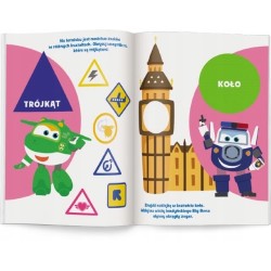 KSIĄŻKA SUPER WINGS NAUKA NA OKRĄGŁO LICZENIE 3+