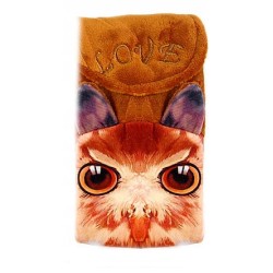 TORBA torebka TELEFON KOT PIES PRINT PLUSZ SOWA