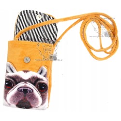 TORBA torebka TELEFON PRINT PLUSZ KOT CZERWONY 4