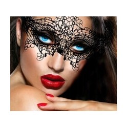 maska KORONKA AŻUROWA KORONKOWA HALLOWEEN ELVE