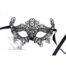 maska KORONKA AŻUROWA KORONKOWA HALLOWEEN ELVE