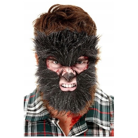 MASKA PERUKA WILKOŁAK MAŁPA JASKINIOWIEC HALLOWEEN