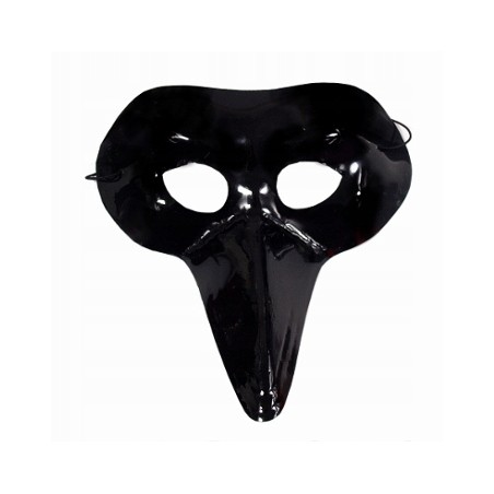 MASKA CZARNY KRUK PTAK SROKA HALLOWEEN