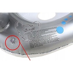 KOŁO DMUCHANE DO PŁYWANIA PONTON 65 CM WIELORYB