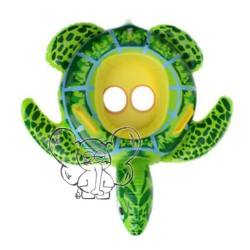 KOŁO DMUCHANE DO PŁYWANIA Z NOGAMI ŻÓŁW PONTON 75