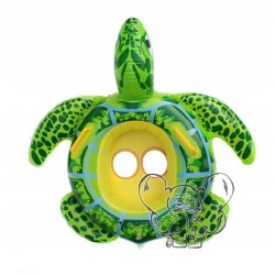 KOŁO DMUCHANE DO PŁYWANIA Z NOGAMI ŻÓŁW PONTON 75