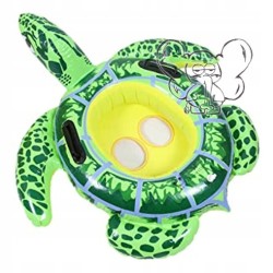 KOŁO DMUCHANE DO PŁYWANIA Z NOGAMI ŻÓŁW PONTON 75