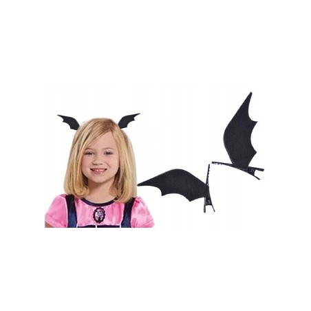 SKRZYDŁA NIETOPERZA NIETOPERZ SPINKI HALLOWEEN