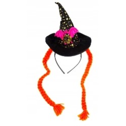 kapelusz CZAROWNICY HALLOWEEN CZARNY WARKOCZE