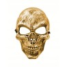 MASKA złota CZASZKA KOŚCIOTRUP SZKIELEt HALLOWEEN
