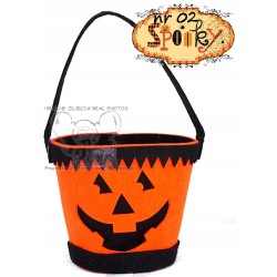 KOSZYK KOSZ FILCU PSIKUS HALLOWEEN FRANKENSTEN