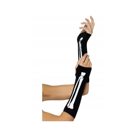 RĘKAWICZKI MITENKI HALLOWEEN ŚMIERCI KOŚCIOTRUP