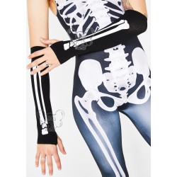 RĘKAWICZKI MITENKI HALLOWEEN ŚMIERCI KOŚCIOTRUP