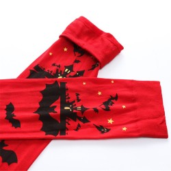 PODKOLANÓWKI zakolanówki HALLOWEEN CZERWONE 75CM