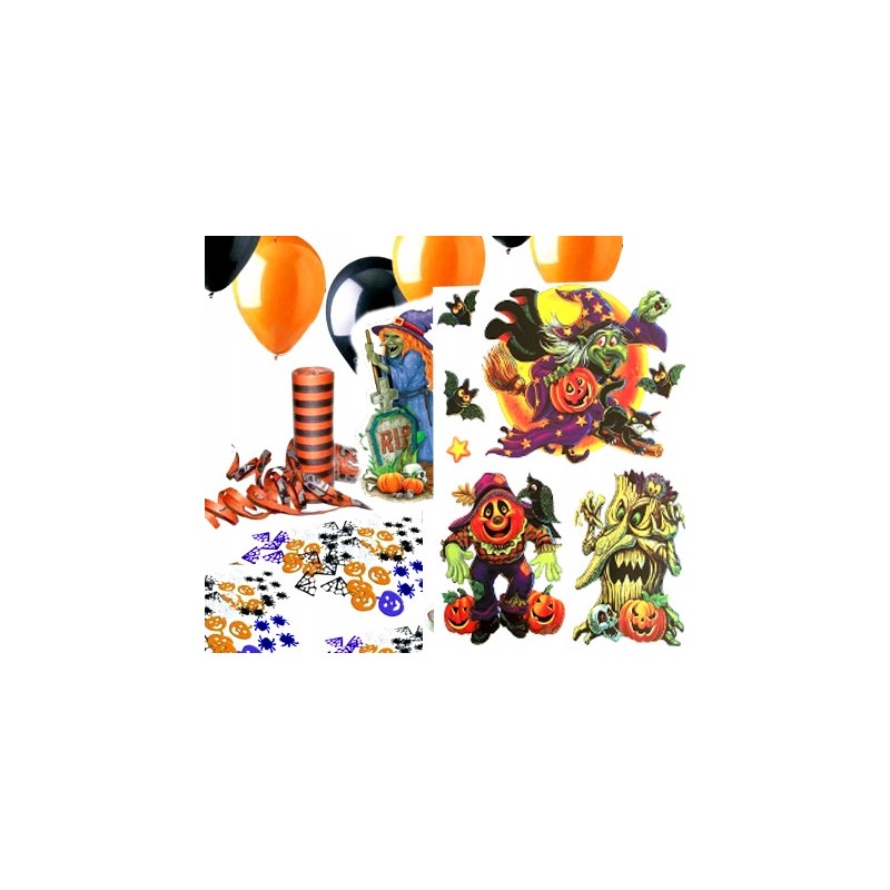 HALLOWEEN DEKORACJE ZESTAW UPIORNY DOM