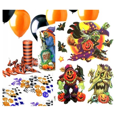 HALLOWEEN DEKORACJE ZESTAW UPIORNY DOM