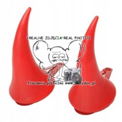 ROGI DIABŁA DIABLICY SPINKI WPINANE HALLOWEEN