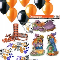 HALLOWEEN DEKORACJE ZESTAW UPIORNY DOM